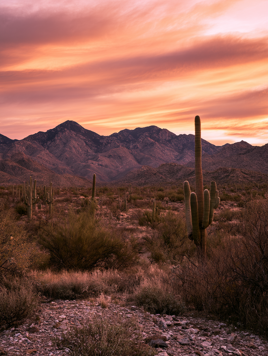 Corshelle Realty — southern Arizona land at dusk